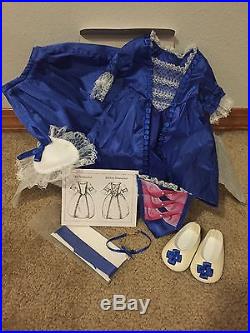 American Girl Felicity and Elizabeth Holiday Gowns