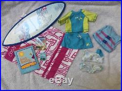 American Girl GOTY Kanani 18 doll with meet dress/sandals and many accessories