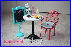 American Girl Grace's French Bakery Complete Set + BISTRO SET