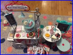 American Girl Graces Pastry Cart, Bistro Set And Two Books