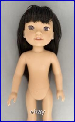American Girl Gwynn Tan Doll Pierced Ears New Outfit Accessories Black Hair