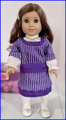 American Girl Historical Rebecca in her Rare AG Sunday Best Outfit & Book