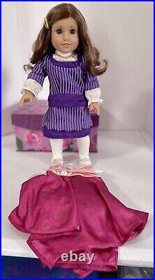 American Girl Historical Rebecca in her Rare AG Sunday Best Outfit & Book