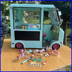 American Girl Ice Cream Truck = Our Generation = With Accessories Free Ship
