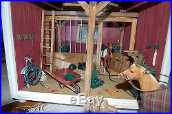 American Girl Illuma Room Horse Stable with Glitter and Glitz Breyer EUC AG Mini