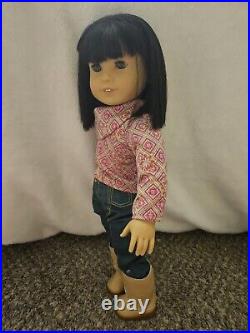 American Girl Ivy Ling Asian Girl of the Year With Meet Outfit. Rare