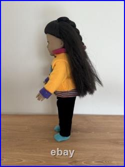 American Girl JLY 15 RARE Black Hair Brown Eyes First Day Outfit EUC