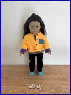 American Girl JLY 15 RARE Black Hair Brown Eyes First Day Outfit EUC
