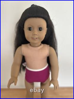 American Girl JLY 15 RARE Black Hair Brown Eyes First Day Outfit EUC