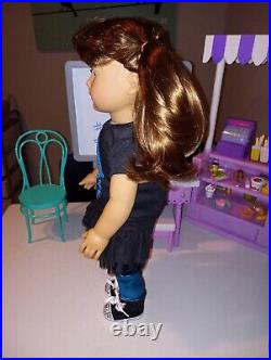American Girl JLY doll #18 Brown Hair Blue Eyes Lt Skin Pleasant Company Doll