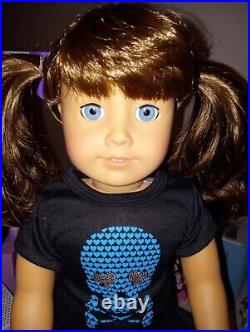 American Girl JLY doll #18 Brown Hair Blue Eyes Lt Skin Pleasant Company Doll