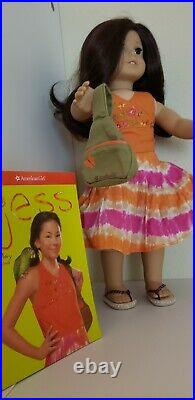 American Girl Jess Doll, with Bag And Book