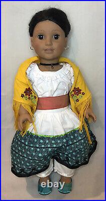 American Girl Josefina 18 Doll + Feast Outfit, Christmas Dress & Accessories