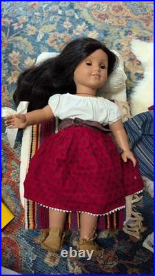 American Girl Josefina Montoya Doll with Outfits, Bedroll, Excellent Condition