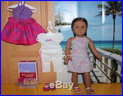 American Girl Kanani Gorgeous Doll NEW Head MINT withMeet Dress+3 outfits=SUPER