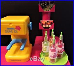 American Girl Kanani Pink Shave Ice Stand and Accessories Retired