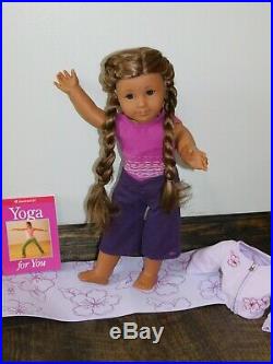 American Girl Kanani doll With Accessories Clothes Shoes Huge Lot Yoga Outfit