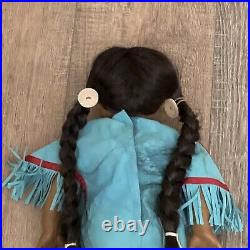 American Girl Kaya Doll in Retired Pow Wow Turquoise Outfit