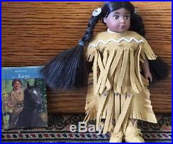 American Girl Kaya Doll with Mini Kaya doll & additional outfits! Excellent