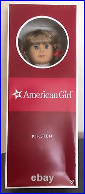 American Girl Kirsten Christmas St Lucia Outfit & Wreath, AG Box & Meet Outfit