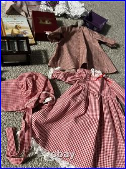 American Girl Kirsten Doll huge 28 Pc Lot WithBox 18 Kitten & Clothes