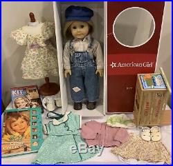 American Girl Kit BIG LOT Doll Hobo Meet Outfits Dresses Scooter Box Book Movie