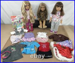 American Girl Large Lot 18 3 Dolls + Clothing & Accessories
