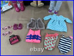 American Girl Large Lot 18 3 Dolls + Clothing & Accessories
