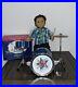 American Girl Logan Doll And Drum Set