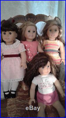 American Girl Lot 4 Dolls