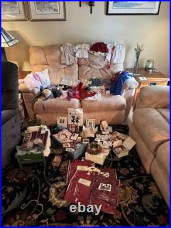 American Girl Lot 6 Vintage Dolls with Clothes Books and Accessories and More