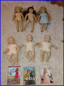 American Girl Lot Of Dolls