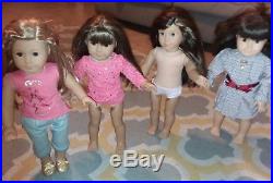 American Girl Lot Of Four Dolls 18