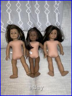 American Girl Lot of 3 African-American Dolls