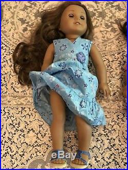 American Girl Lot of 3 Dolls with Clothing as Pictured Each Doll 18 Tall