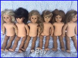 American Girl Lot of 6 dolls
