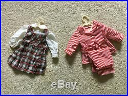 American Girl MOLLY Doll, Dress, PJs, Book Lot VINTAGE / Retired Pleasant Comp