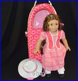 American Girl Marie Grace Doll withMeet Outfit & Backpack Case EUC Retired
