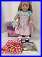 American Girl Mary Ellen Dressed in her Meet Outfit & Book