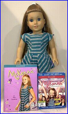 American Girl McKenna Doll 2012 GOTY Meet Outfit Book Movie Gymnast EUC