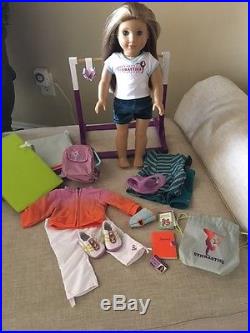 American Girl McKenna Doll Of The Year 2012 With Bars, Practice & Warm up Outfit