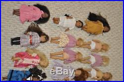 American Girl Mini Doll Lot Of 31 Dolls Samantha, Molly, Julie, Rebecca etc