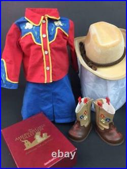 American Girl Molly Dude Ranch OutfitCowboy HatEmbroidered Boots w Box
