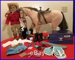 American Girl Nicki Doll, Horse, Dog & Accessoires Retired-Nice Lot
