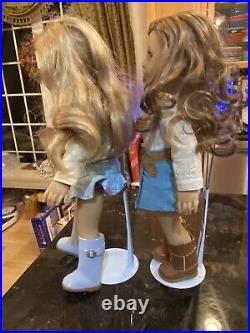 American Girl Nikki 2007 Girl Of The Year Orig Outfit & Truly Me Doll Both Exc
