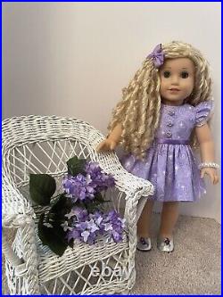 American Girl OOAK custom doll, blonde hair, blue eyes. Tight limbs, clean doll