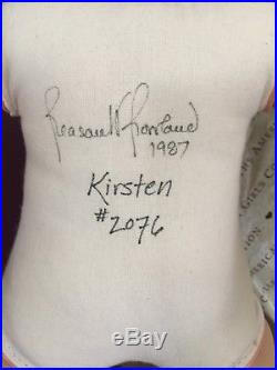 American Girl Pleasant Co Kirsten White Body Signed Pleasant Rowland BOX 1987