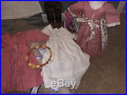 American Girl Pleasant Co Lot 2 Dolls, Historical Outfits, Marisol, Samantha