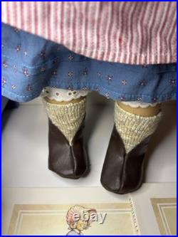 American Girl Pleasant Company 1997 Kirsten Larson Doll, Bed, Pajamas, Books EUC