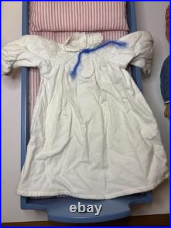 American Girl Pleasant Company 1997 Kirsten Larson Doll, Bed, Pajamas, Books EUC